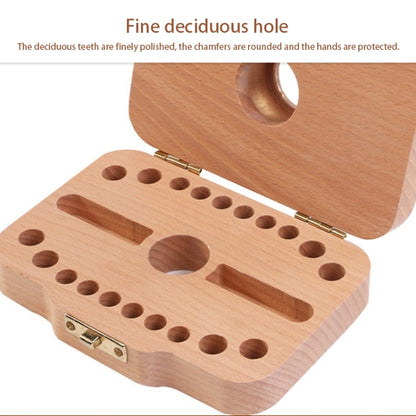 Creative Wooden Children Camera Deciduous Tooth Preservation Box Baby Teeth Tooth House Storage Box by bashfashion
