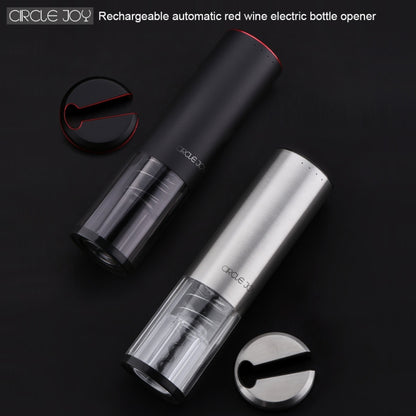 Original Xiaomi Youpin CIRCLE JOY Automatic Rechargeable Electric Wine Bottle Opener(Black) by Xiaomi