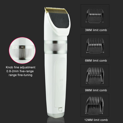 Q6 USB Charging Electric Pet Shaver with Four Combs by bashfashion