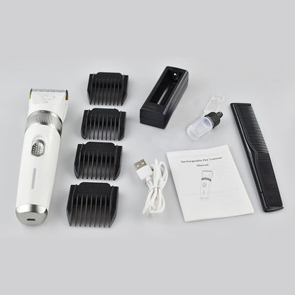 Q6 USB Charging Electric Pet Shaver with Four Combs by bashfashion