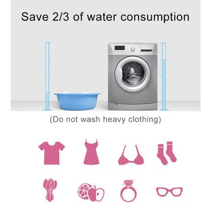 Portable Mini Ultrasonic Washing Machine Cleaner for Clothing / Vegetable / Fruit by bashfashion