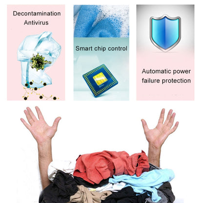 Portable Mini Ultrasonic Washing Machine Cleaner for Clothing / Vegetable / Fruit by bashfashion