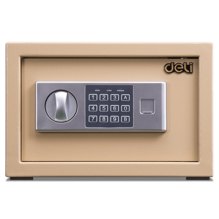 Deli Home Office Hotel Mini Electronic Security Lock Box Wall Cabinet Safety Box(Gold) by bashfashion