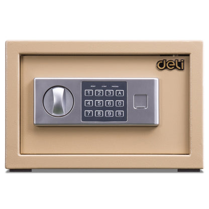 Deli Home Office Hotel Mini Electronic Security Lock Box Wall Cabinet Safety Box(Gold) by bashfashion