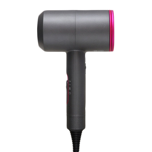 High-power Anionic Cold Hot Air Constant Temperature Hair Dryer, EU Plug(Red + Grey) by bashfashion