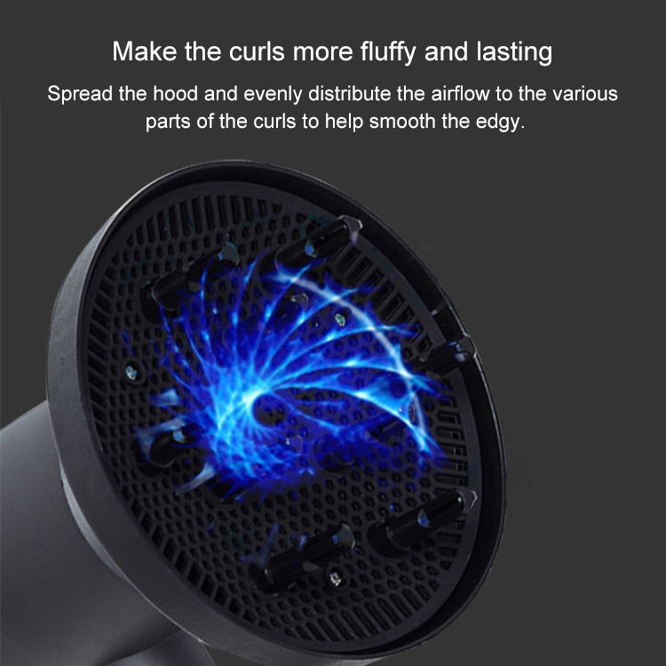 High-power Anionic Cold Hot Air Constant Temperature Hair Dryer, EU Plug(Red + Grey) by bashfashion