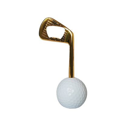 Golf Zinc Alloy Beer Bottle Opener (Gold) by bashfashion