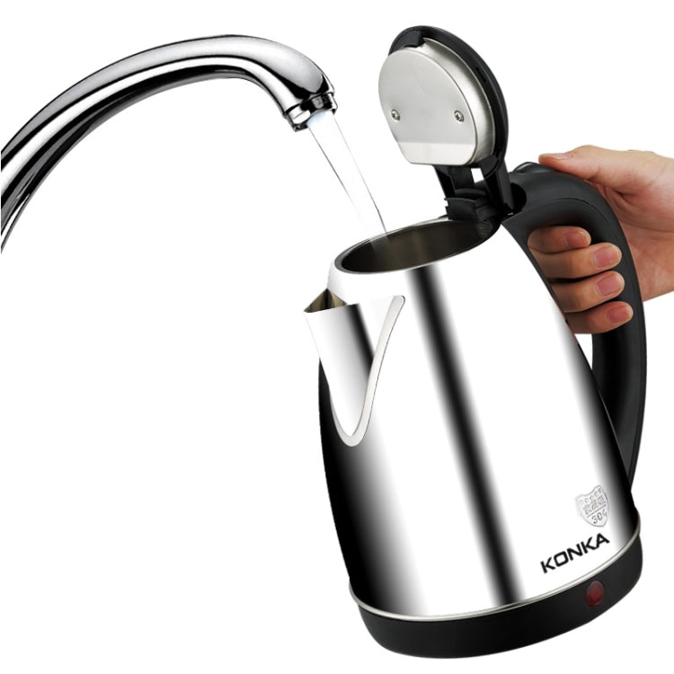 KONKA KEK-15DG1830 Portable Stainless Steel Electric Kettle, Capacity : 1.8L, EU Plug by KONKA