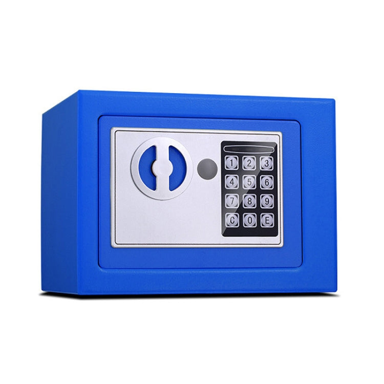 17E Home Mini Electronic Security Lock Box Wall Cabinet Safety Box without Coin-operated Function(Blue) by bashfashion