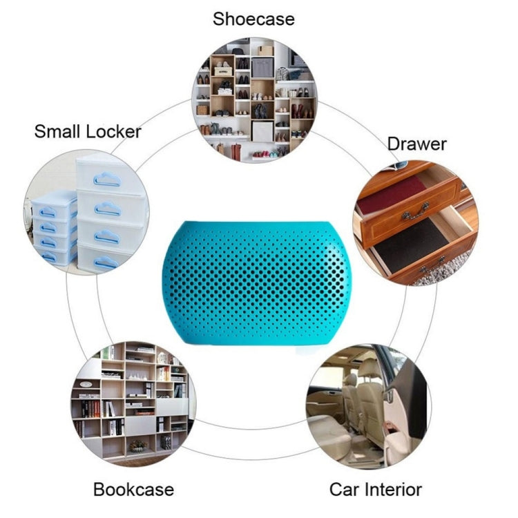 INVITOP Portable Household Wardrobe Piano Moisture-proof Dehumidifier Air Moisturizing Dryer Moisture Absorber, UK Plug (Blue) by bashfashion