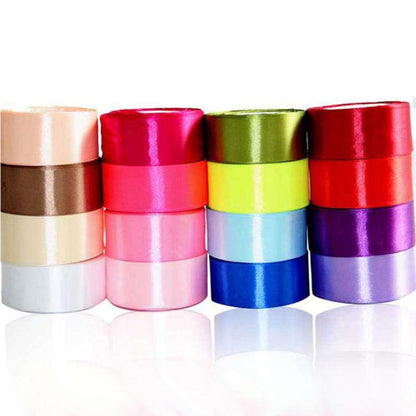 Pure Color DIY Manual Bowknot Gift Bouquet Ribbons Flowers Packaging Ribands, Size: 4.0cm*20m (Champagne) by bashfashion