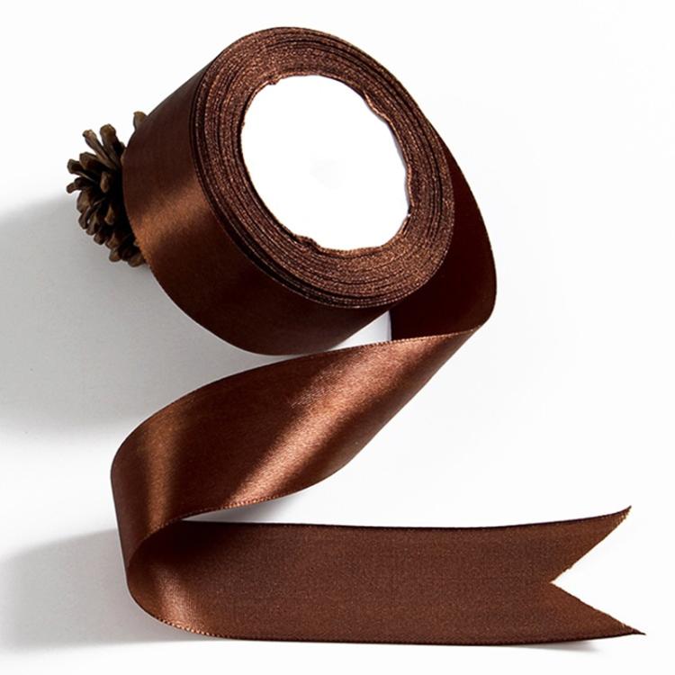 Pure Color DIY Manual Bowknot Gift Bouquet Ribbons Flowers Packaging Ribands, Size: 4.0cm*20m (Champagne) by bashfashion