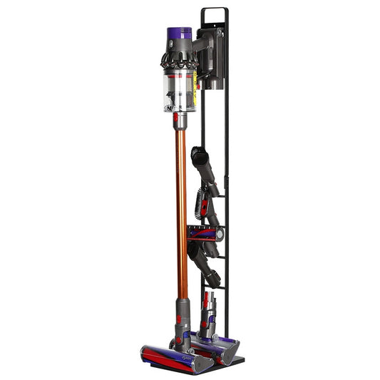 Home Vacuum Cleaner Hanger Storage Rack Free Punching for Dyson V6 V7 V8 V10(Black) by bashfashion