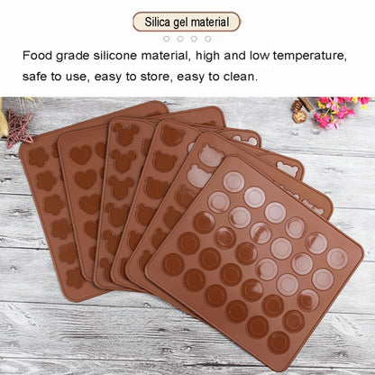 Kitchen Roast Silicone Macaron Oven Baking Pad, Size: 26*29cm by bashfashion