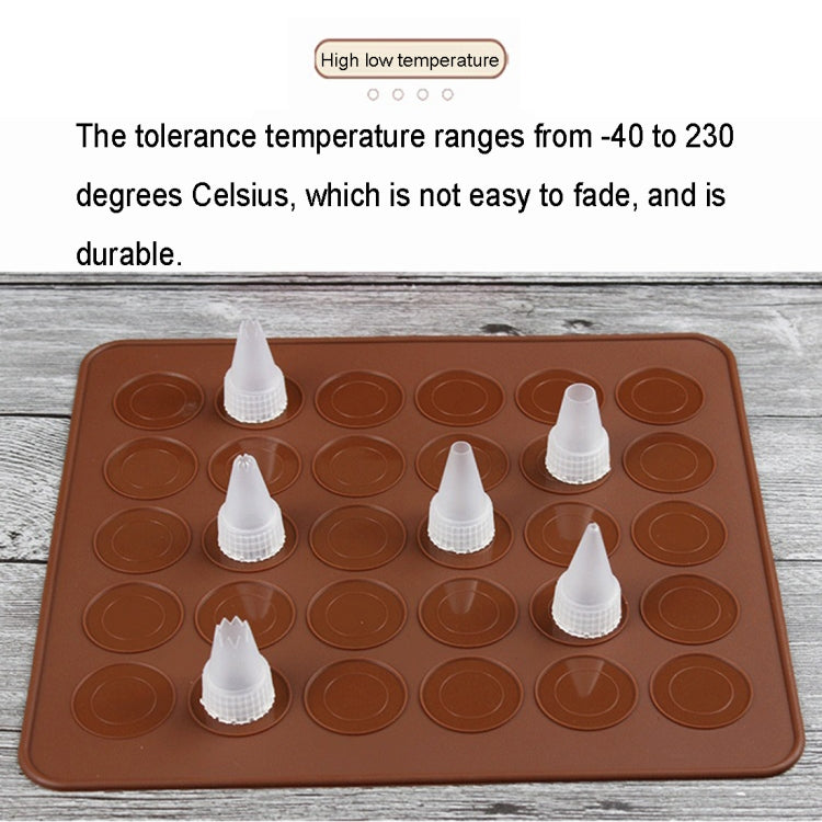 Kitchen Roast Silicone Macaron Oven Baking Pad, Size: 26*29cm by bashfashion