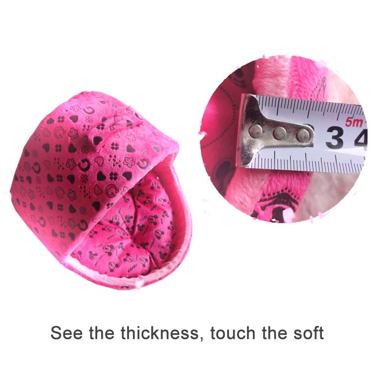 Small Pet Dogs Cats House Creative Yurt Shape Dog House, Size: L, 42*48*48cm(Pink) by bashfashion