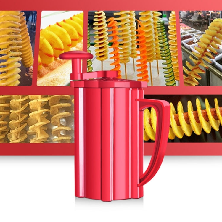 528-6 Popular Tornado Potato Slicer Manual Twist Spiral Potato Cutter Whirlwind Potatoes Machine Potato Vegetables Tools by bashfashion