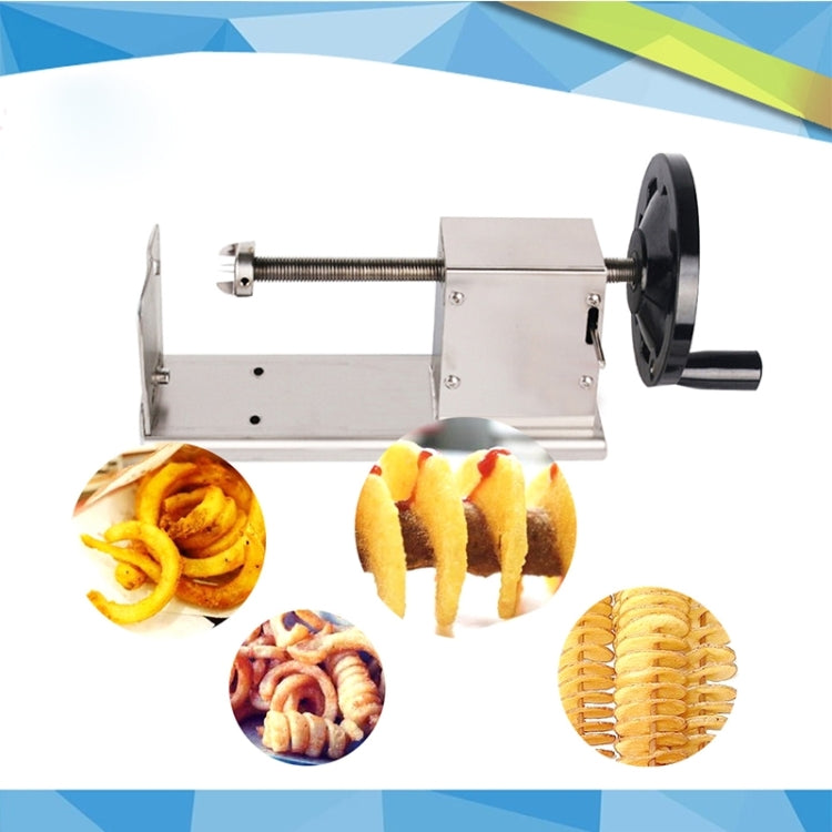 528-1 Manual Twisted Potato Cutter,Potato Chips Slicer,High Quality French Fry Cutter by bashfashion