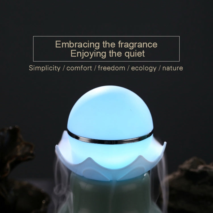 4W USB Charging Night Luminescent Pearl Ultrasonic Aromatherapy Humidifier with LED Colorful Light for Home / Office, Water Tank Capacity: 95ml, DC 5V(Mint Green) by bashfashion