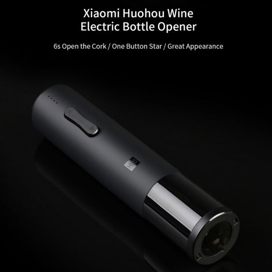 Original Xiaomi Youpin Huohou Automatic Wine Bottle Kit Electric Corkscrew With Foil Cutter by Xiaomi