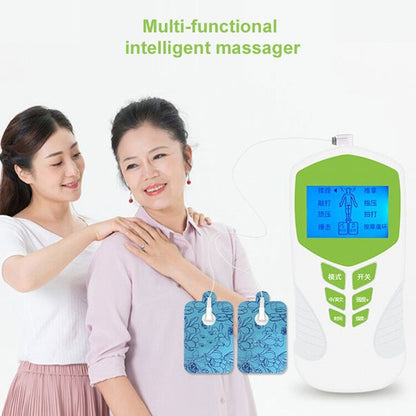 JCS-1015 LED Display Home Multi-function Voice Electronic Massage Instrument Timing Meridian Physiotherapy Instrument(Green) by bashfashion