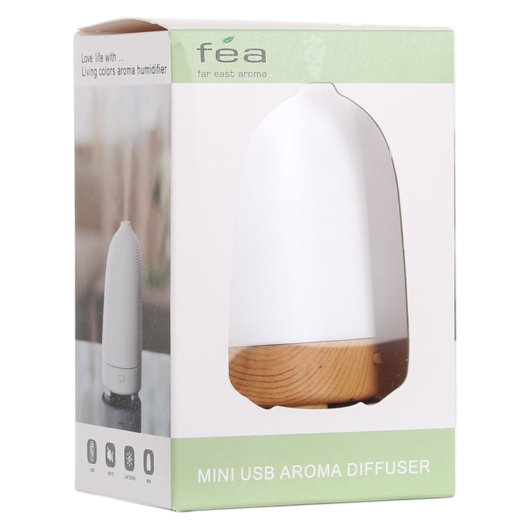 5W Capsule Shape Mini Humidifier with Colorful Light, Capacity: 50ml, DC 5V(White) by bashfashion