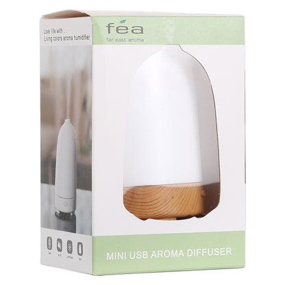 5W Capsule Shape Mini Humidifier with Colorful Light, Capacity: 50ml, DC 5V(White) by bashfashion