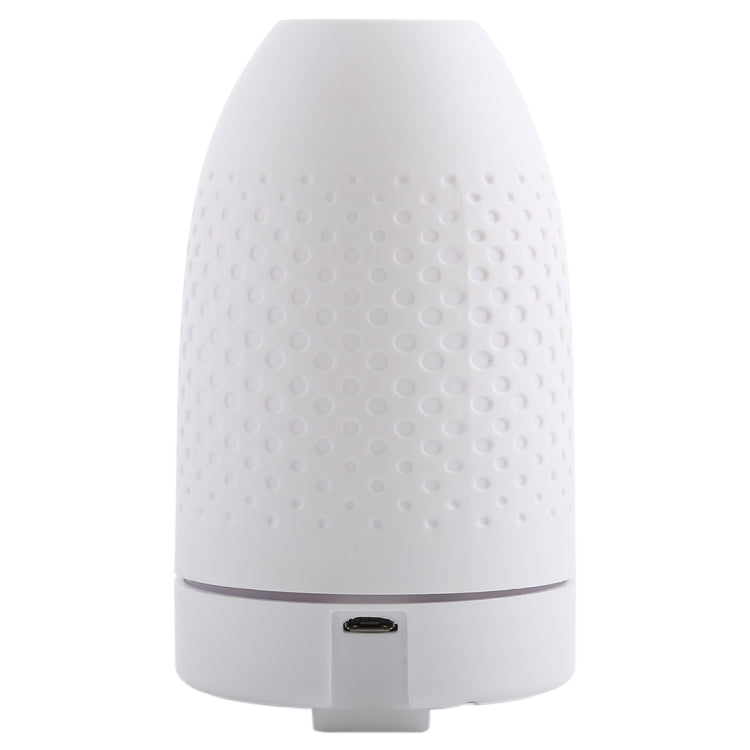 5W Honeycomb Texture Mini Humidifier with Colorful Light, Capacity: 50ml, DC 5V(White) by bashfashion
