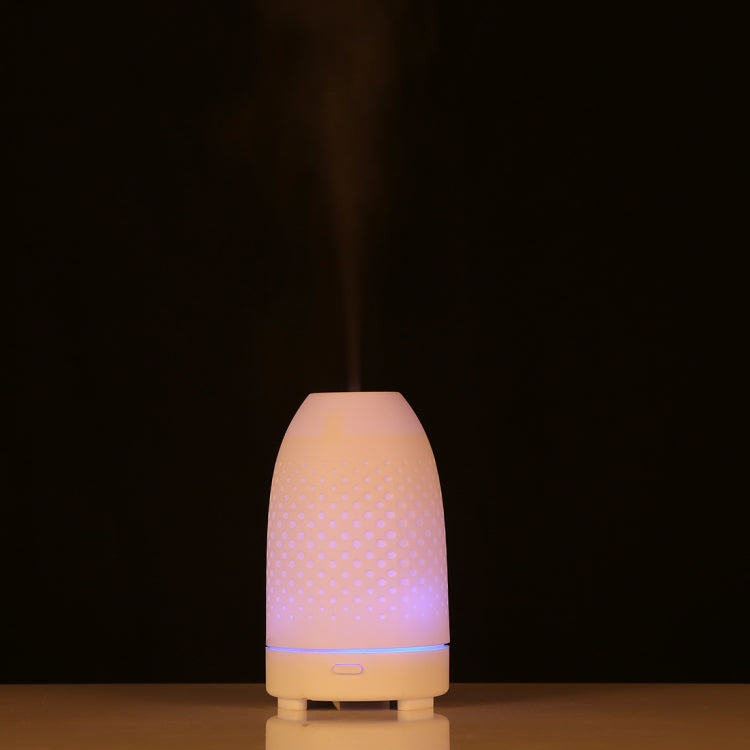 5W Honeycomb Texture Mini Humidifier with Colorful Light, Capacity: 50ml, DC 5V(White) by bashfashion