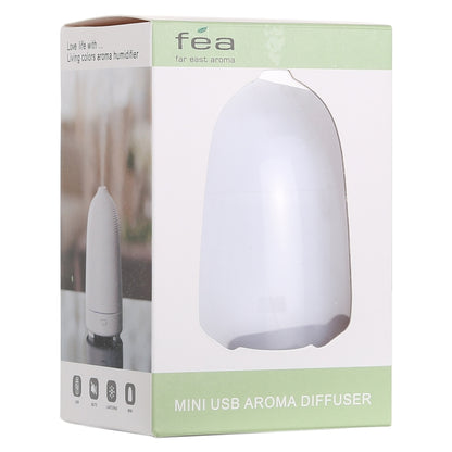 5W Bulb Shape Mini Humidifier with Colorful Light, Capacity: 50ml, DC 5V(White) by bashfashion