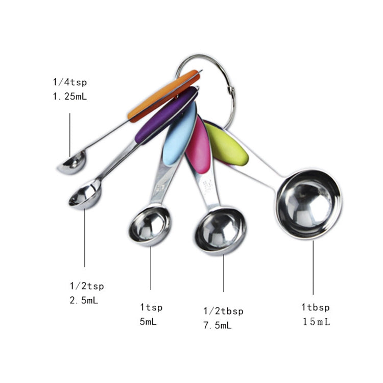 kn650 10 in 1 Black Stainless Steel Measuring Spoon Cake Mold Baking Tool Set by bashfashion