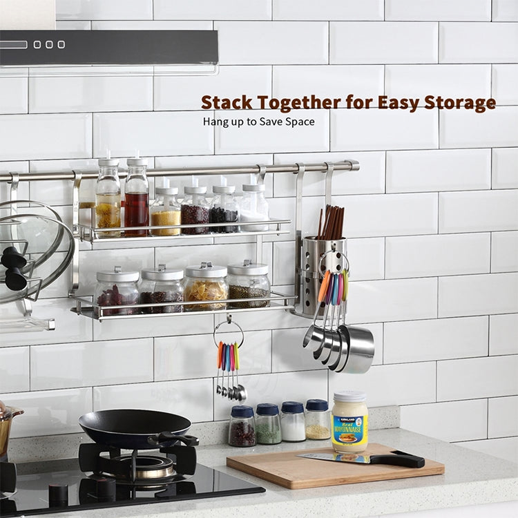 kn650 10 in 1 Black Stainless Steel Measuring Spoon Cake Mold Baking Tool Set by bashfashion