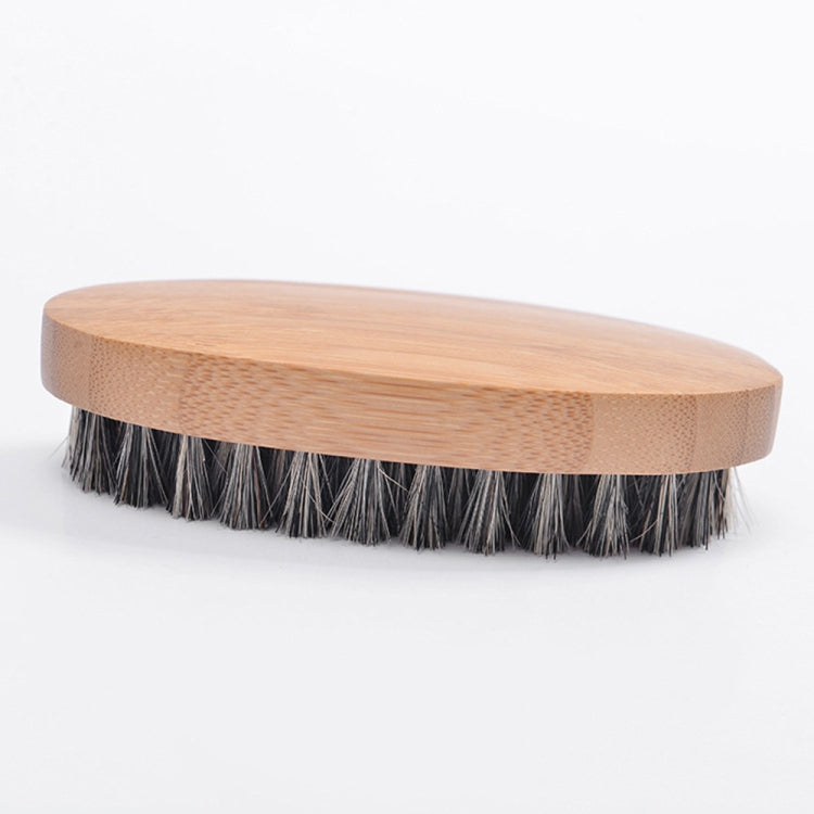Men Beard Care Brush Hardwood Handle Wild Boar Bristle Comb by bashfashion