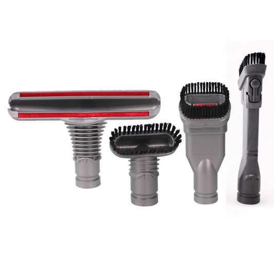 4pcs / Set Household Wireless Vacuum Cleaner Brush Head Parts Accessories for Dyson V6 by bashfashion