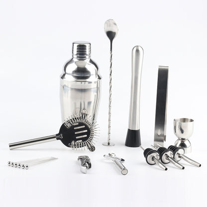 18 in 1 Cocktail Shaker Tools Setwith Acrylic Mount, , Capacity: 550ml by bashfashion