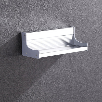 30cm Multi-function Kitchen Punching Wall-mounted Aluminum Condiment Storage Rack by bashfashion