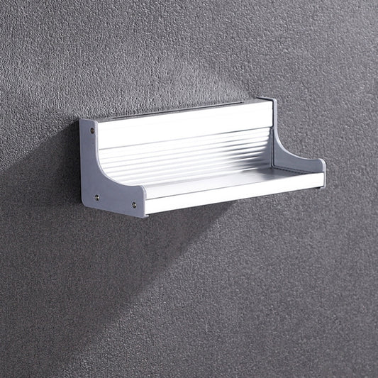 30cm Multi-function Kitchen Punching Wall-mounted Aluminum Condiment Storage Rack by bashfashion