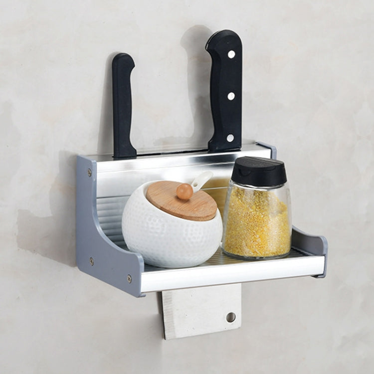 20cm Kitchen Multi-function Wall-mounted Condiment Storage Rack by bashfashion