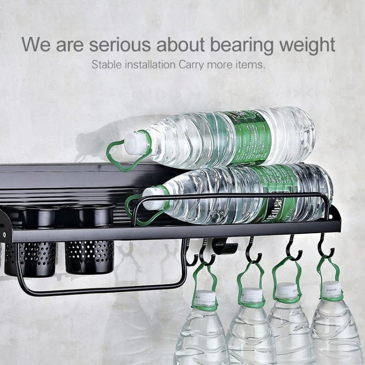 20cm Kitchen Multi-function Wall-mounted Condiment Storage Rack by bashfashion