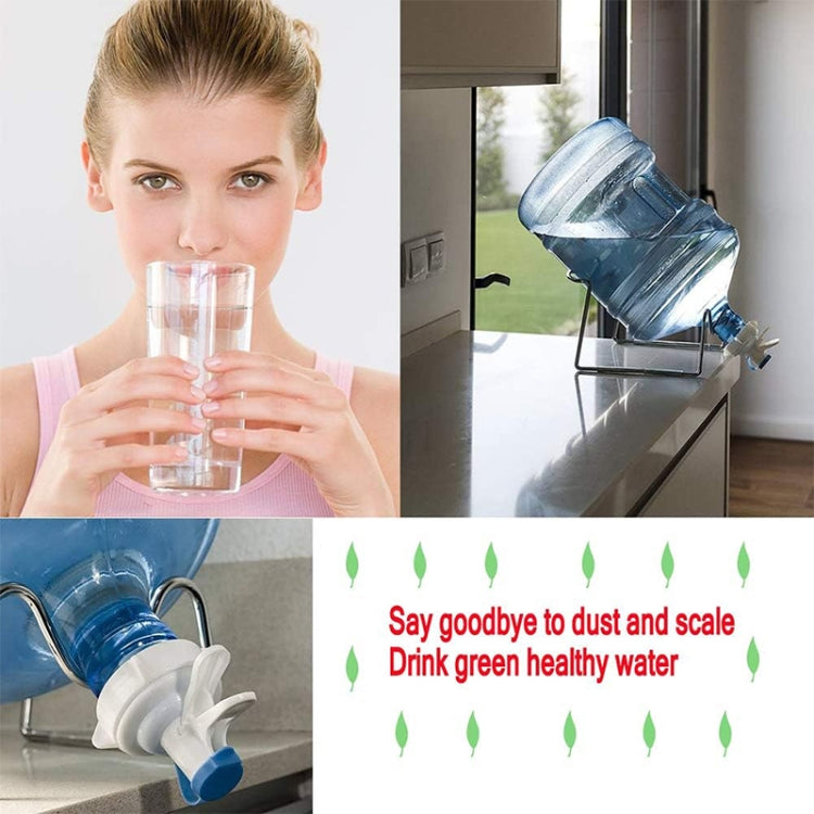 PP Water Bottle Faucet Dispenser Valve for 55mm Crown Top Bottle with Dustproof Cover by bashfashion