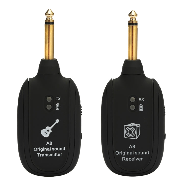 Guitar Wireless Transmitter Receiver A8 Electric Guitar Wireless Connection System Pickups by bashfashion