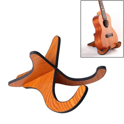 Ukulele Shelf Violin Wooden Zither Folding Vertical Bracket by bashfashion