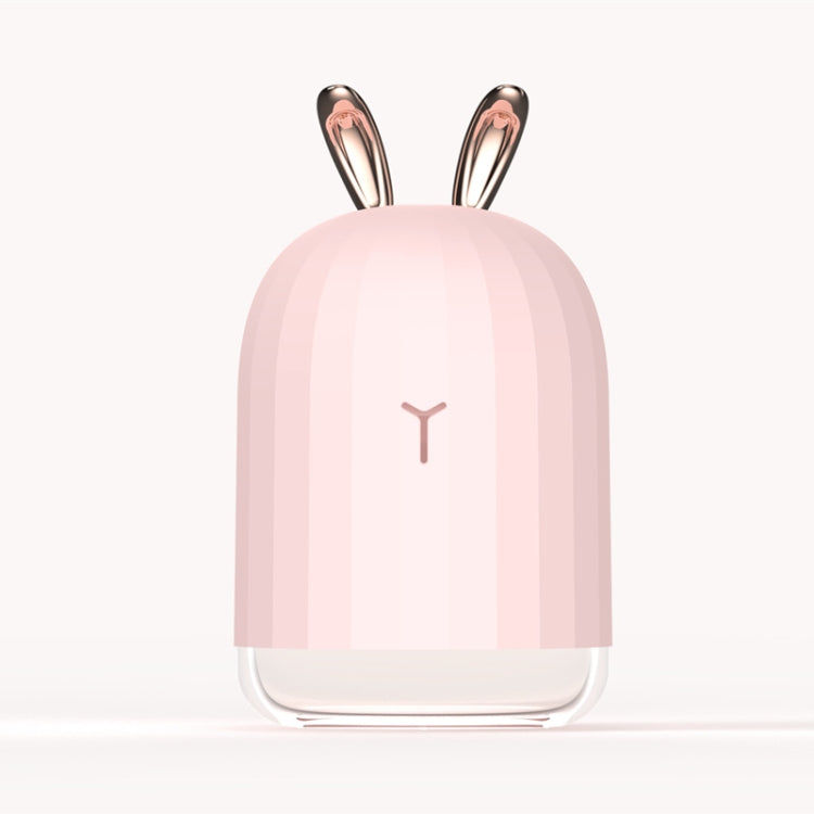 3life-318 2W Cute Rabbit USB Mini Humidifier Diffuser Aroma Mist Nebulizer with LED Night Light for Office, Home Bedroom, Capacity: 220ml, DC 5V by bashfashion