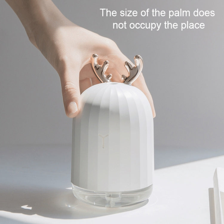 3life-318 2W Cute Rabbit USB Mini Humidifier Diffuser Aroma Mist Nebulizer with LED Night Light for Office, Home Bedroom, Capacity: 220ml, DC 5V by bashfashion