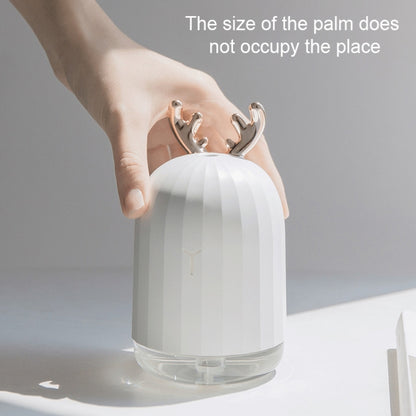 3life-318 2W Cute Rabbit USB Mini Humidifier Diffuser Aroma Mist Nebulizer with LED Night Light for Office, Home Bedroom, Capacity: 220ml, DC 5V by bashfashion
