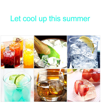 Small Square Ice Mold Trays Multi-layer Mold with Cover Ice Storage Box, 2 Layers by bashfashion