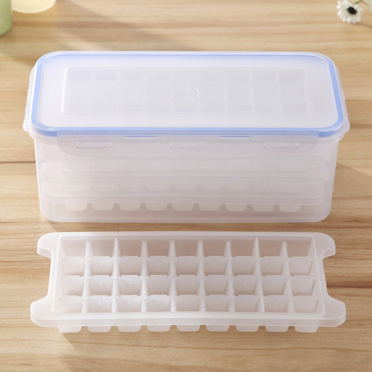 Small Square Ice Mold Trays Multi-layer Mold with Cover Ice Storage Box, 4 Layers by bashfashion