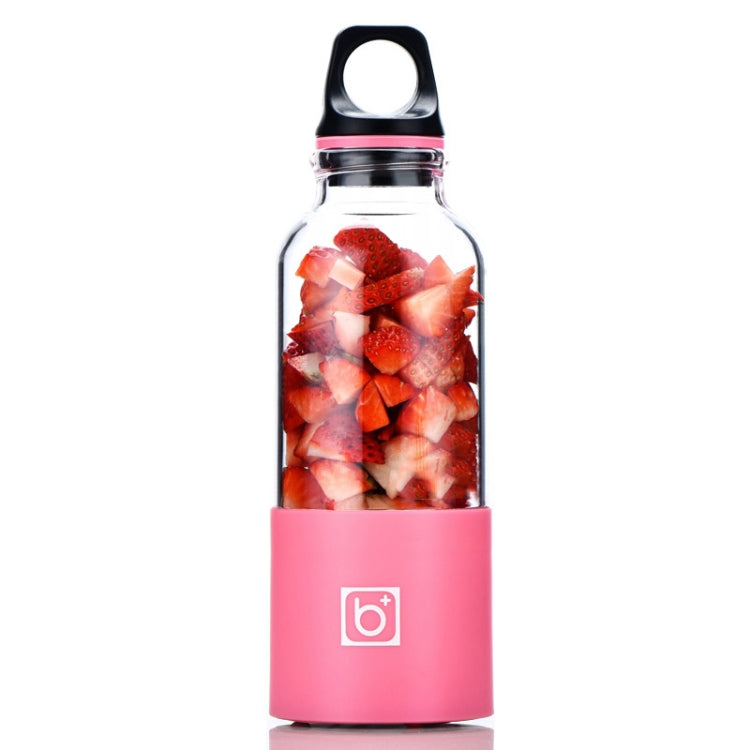 Bingo 500ml Mini Portable USB Rechargeable Electric Juicer Cup Juicer Blender, 22000 Revolutions Per Minute(Pink) by bashfashion