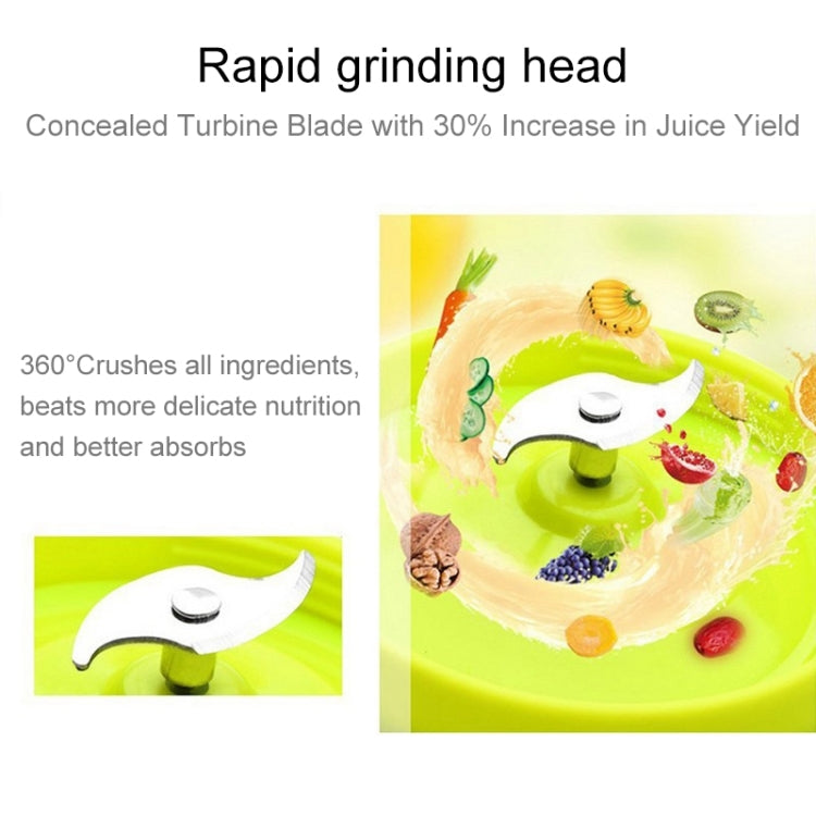 Bingo 500ml Mini Portable USB Rechargeable Electric Juicer Cup Juicer Blender, 22000 Revolutions Per Minute(Blue) by bashfashion