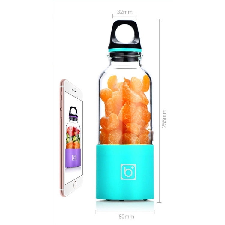 Bingo 500ml Mini Portable USB Rechargeable Electric Juicer Cup Juicer Blender, 22000 Revolutions Per Minute(Blue) by bashfashion